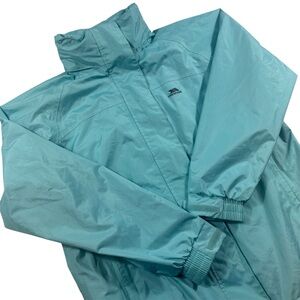 Treaspass TP50 Hooded Jacket Womens Aqua Waterproof Windproof Tape Seam 3000MM L
